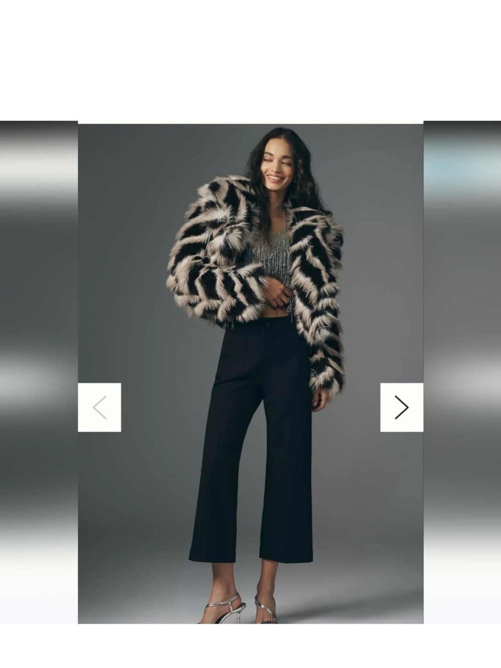 Maeve the Colette Black Wide-Leg Cropped Pants - Picture 2 of 7